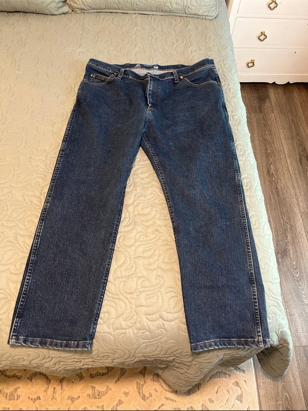 Wrangler Dark Blue Straight Jeans